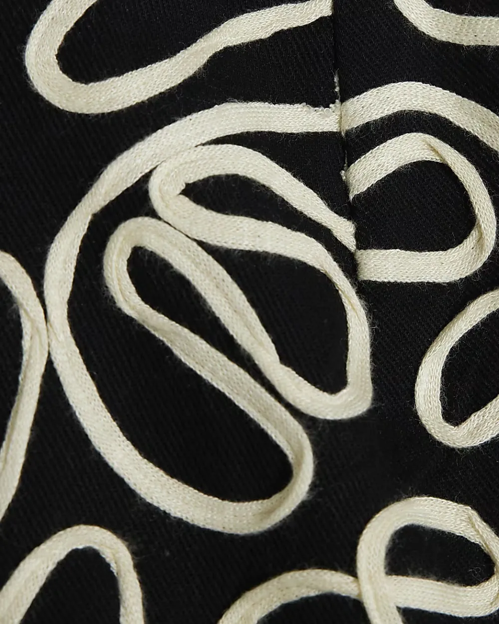 Black And White Line Art Shorts