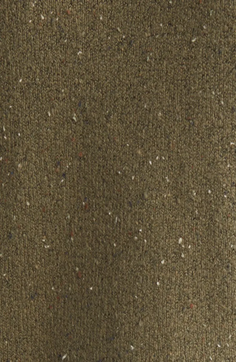 Speckled Pima Cotton Blend Sweater