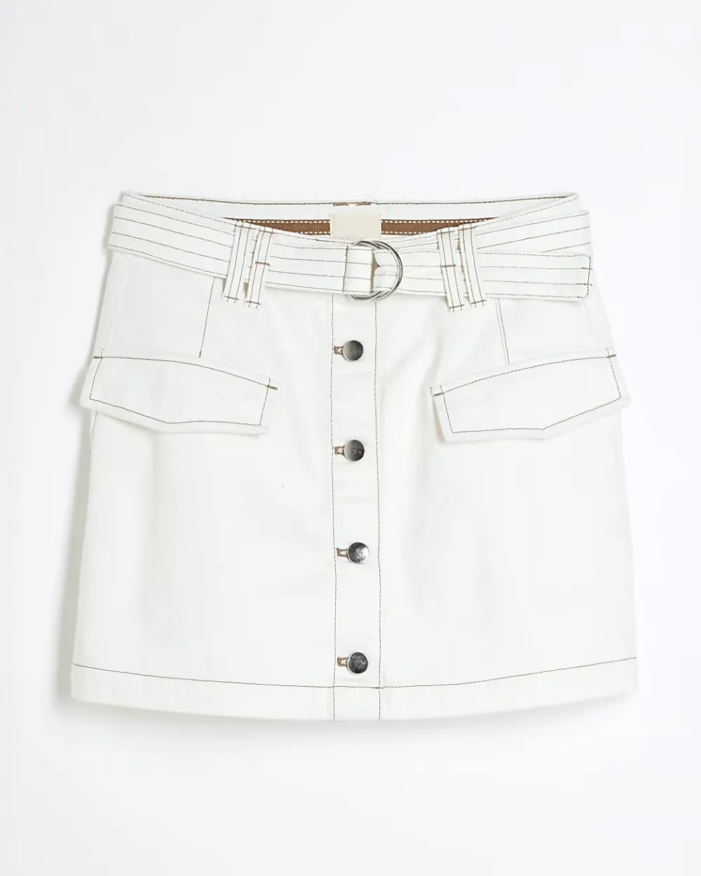 Women's Cotton Button-Down Skirts