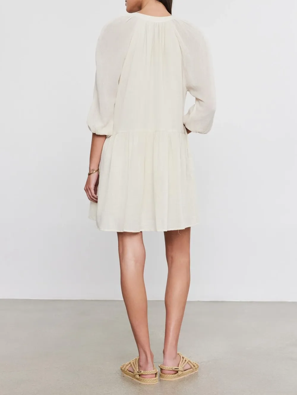 Daily Cotton V-neck Dress
