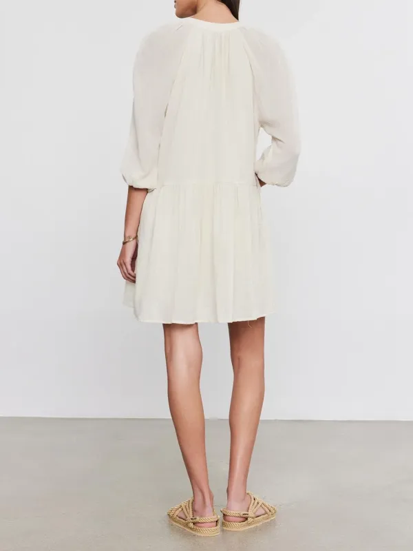 Daily Cotton V-neck Dress