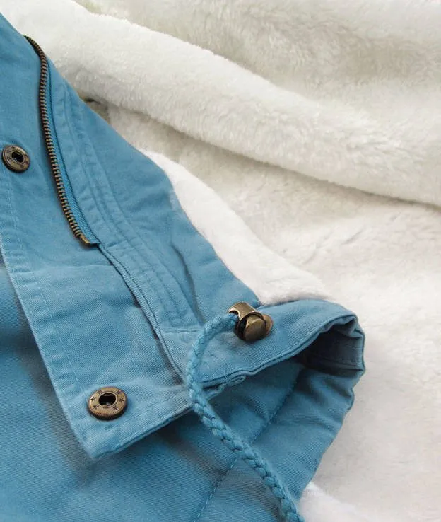 WOMEN'S WINTER PARKA BLUE