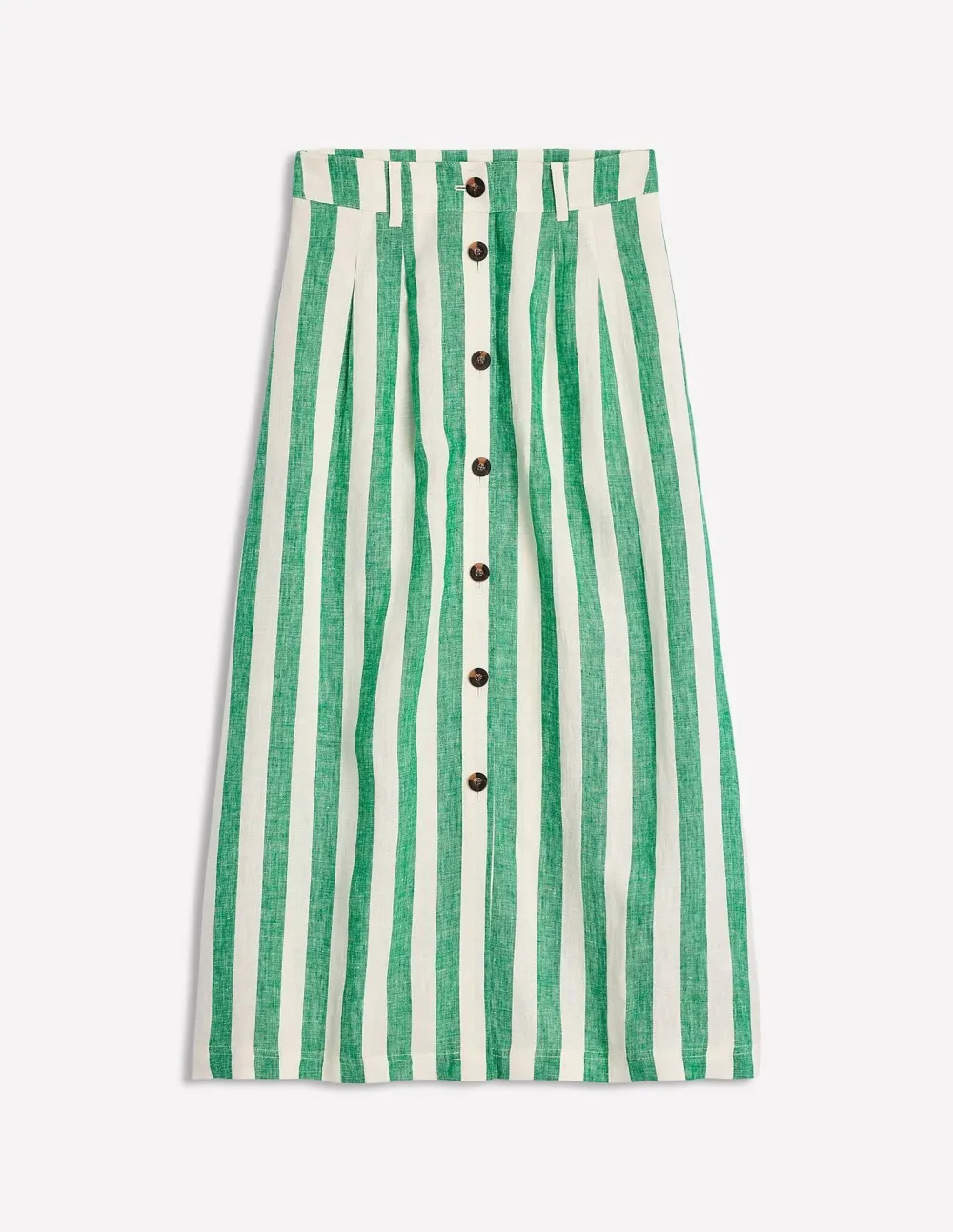 Thomasina Linen Midi Skirt