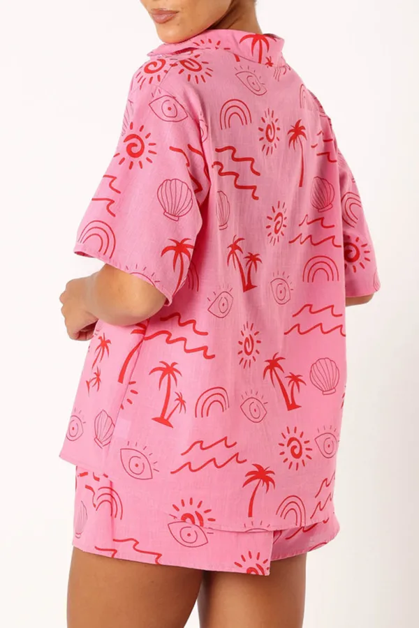 PRINTED HOLIDAY SHIRT