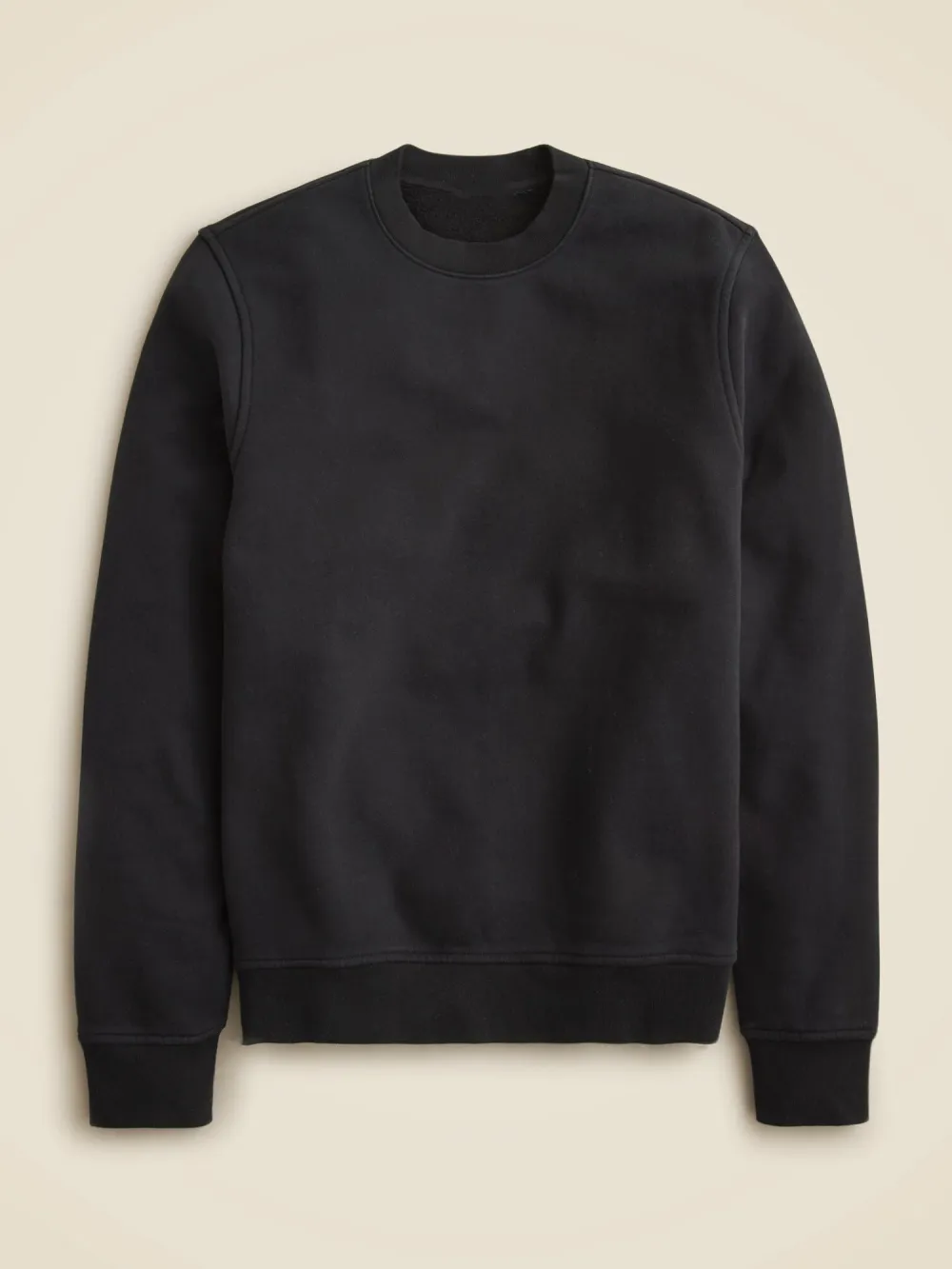 Black Crew Neck Sweatshirt