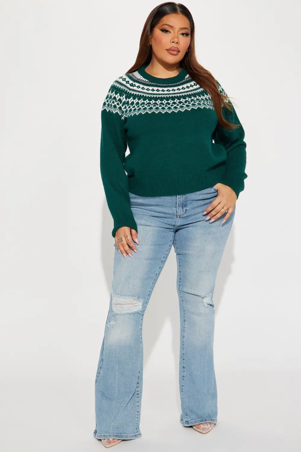 Winter Spirit Sweater - Hunter