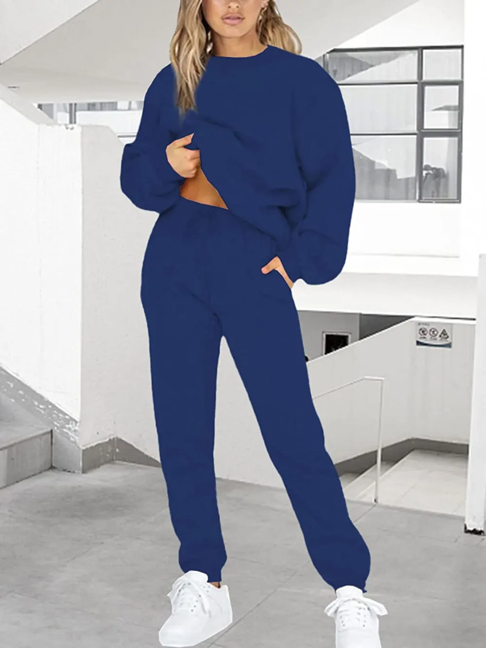 Sweatsuits for Women Set 2 Piece Jogging Suit Long Sleeve Pullover Sweatshirts Sweatpants Tracksuit Casual Outfits