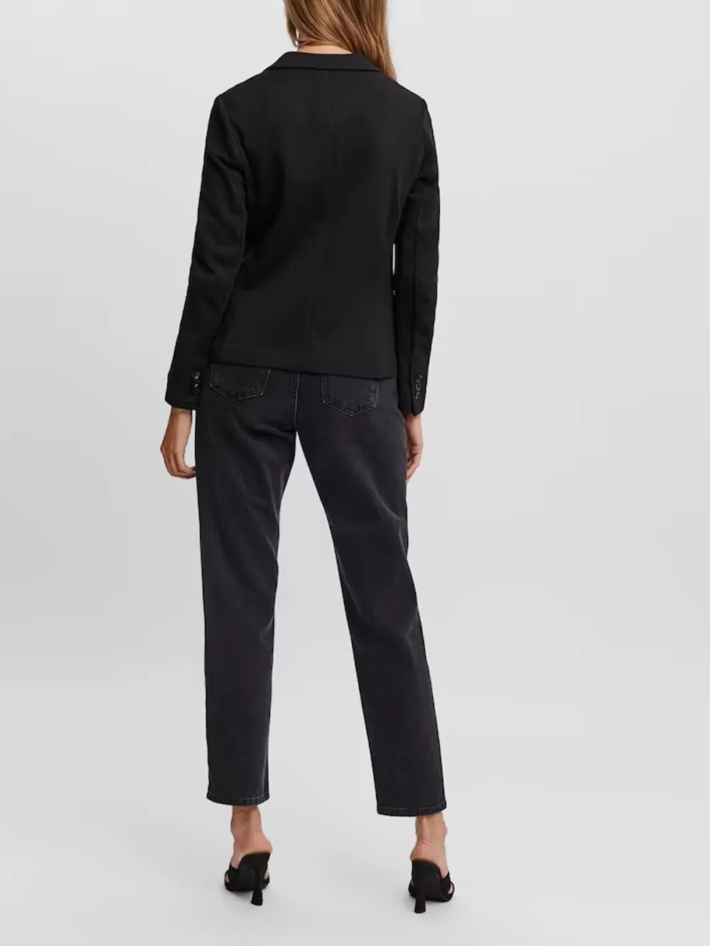 Plain Colored Casual Style Blazer