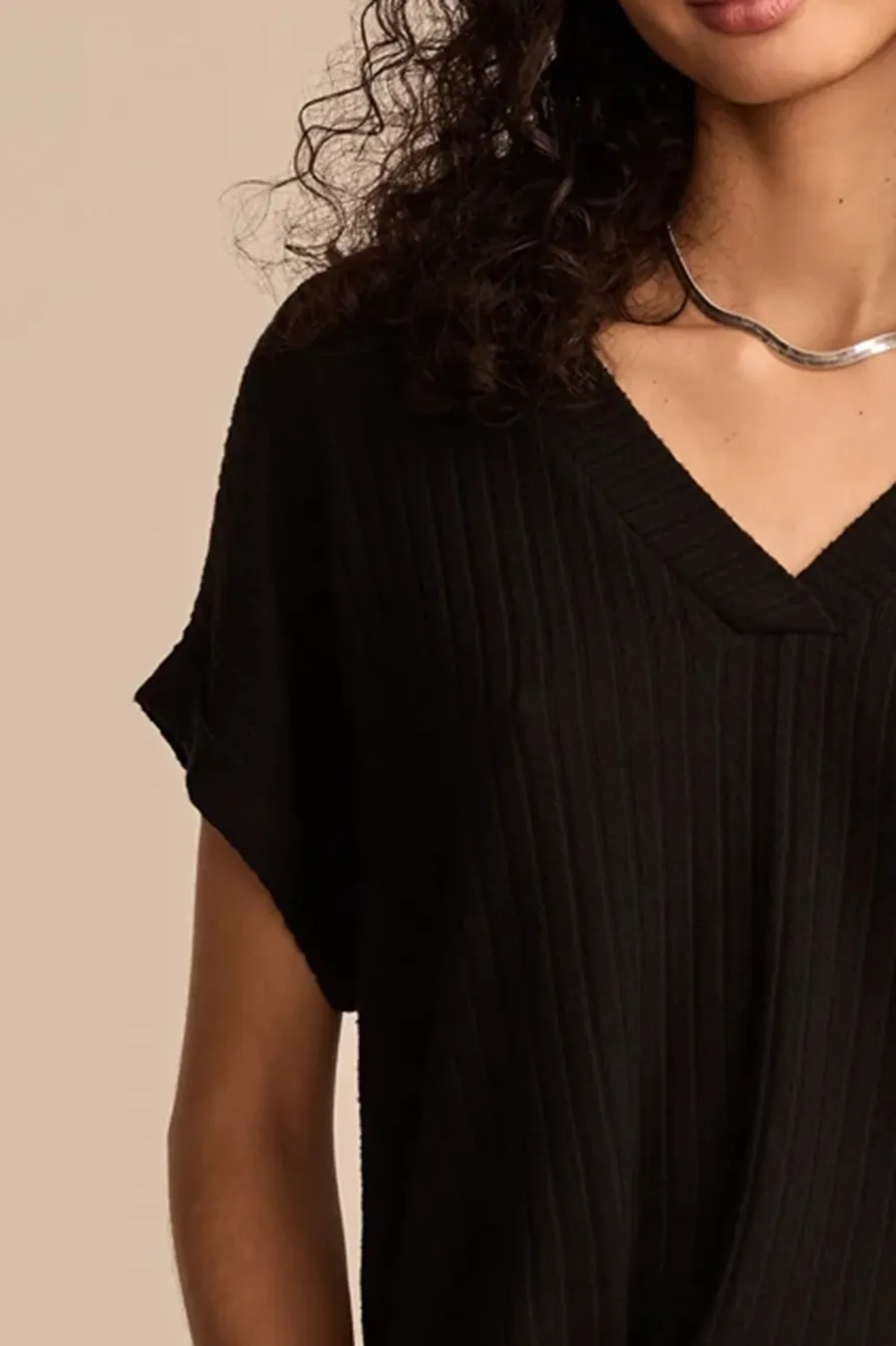 Cloud Dolman V-Neck Tee