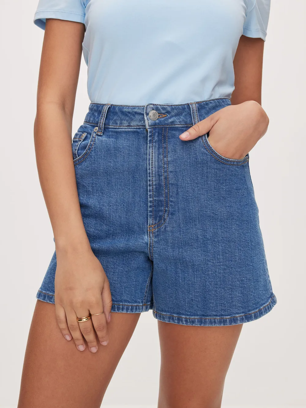 Casual Style Cotton Short