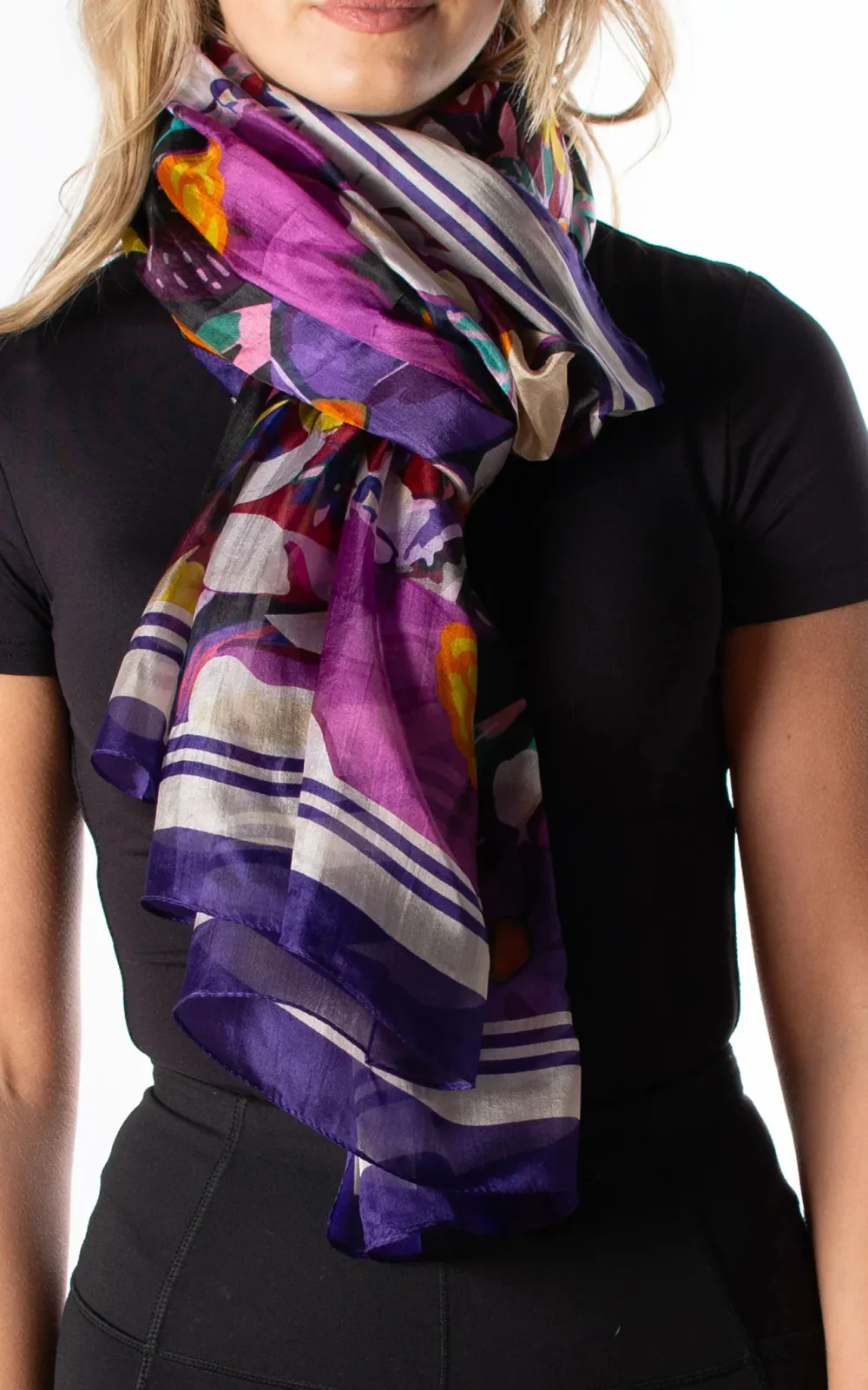 Flowy Air Silk Scarf for Women
