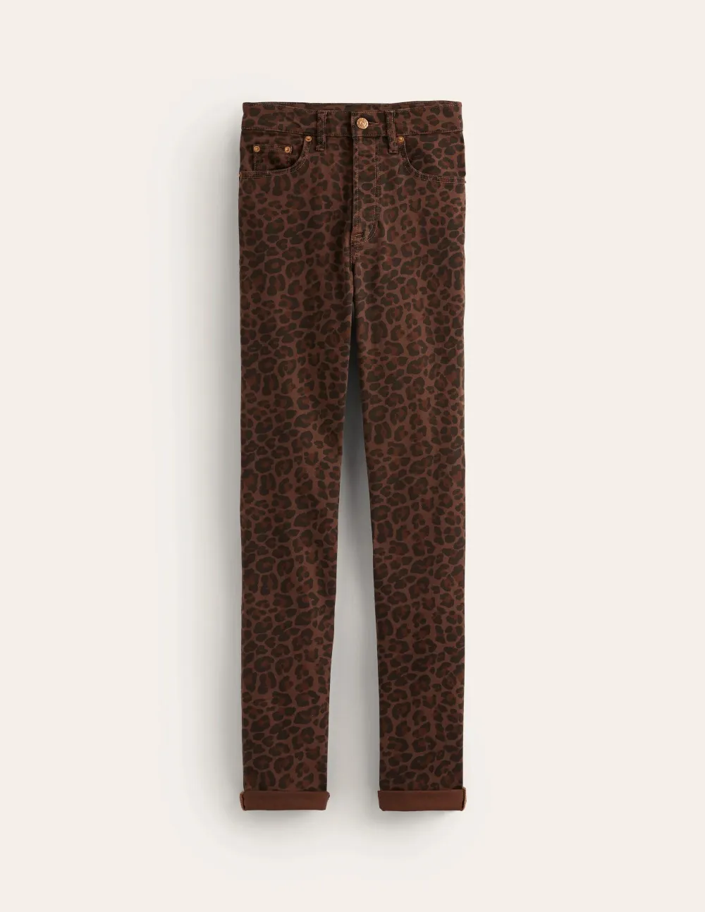 Girlfriend Jeans -Leopard