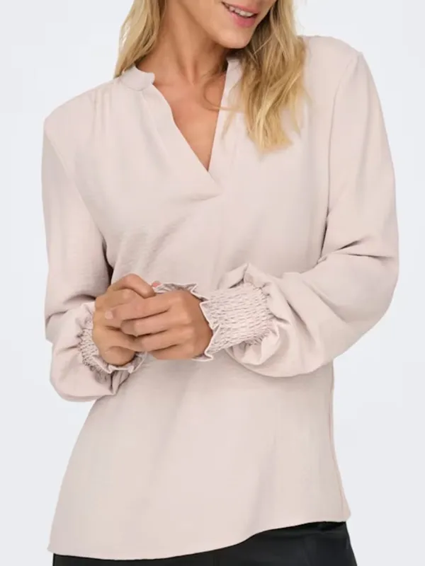 Long Sleeve Casual Style Blouses