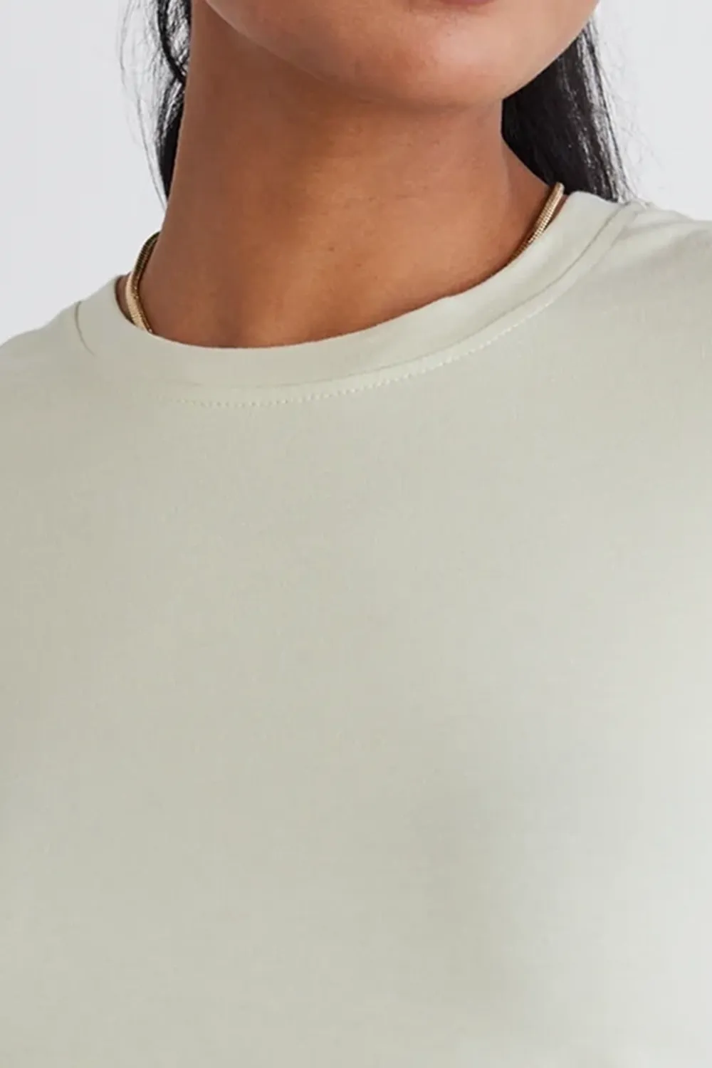 Sage Longer Baby Cotton Tee