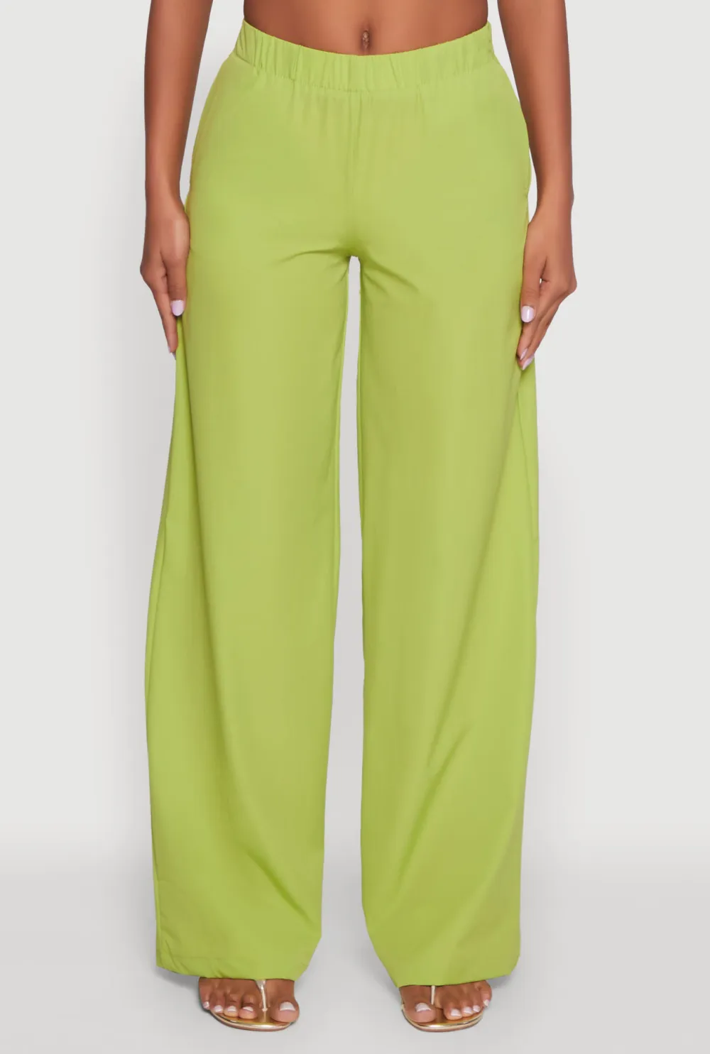 Solid Color Loose Pants