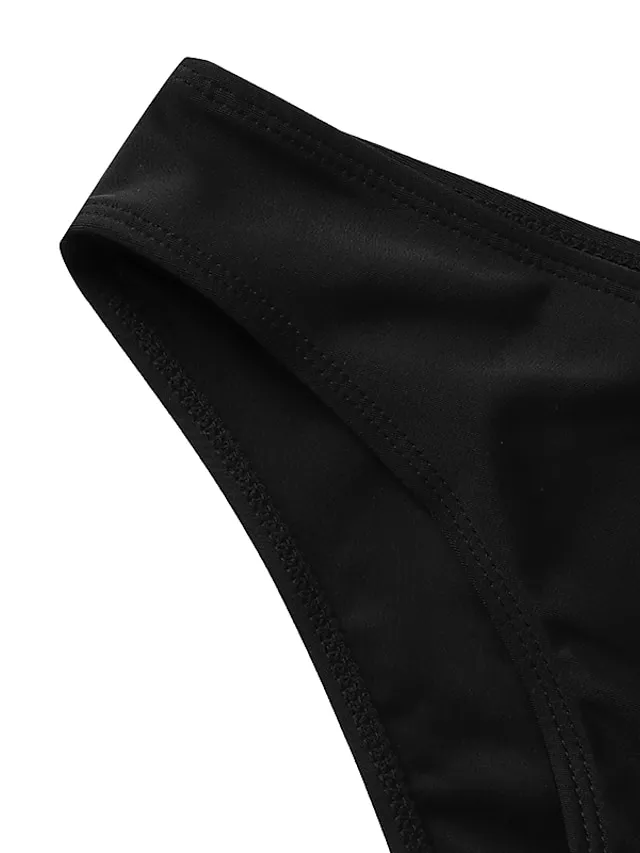 Women's Swimwear Tankini 2 Piece Normal Swimsuit High Waisted Floral Print Leaves Leaf Floral Green Blue Padded V Wire Bathing Suits Sports Vacation Sexy / New