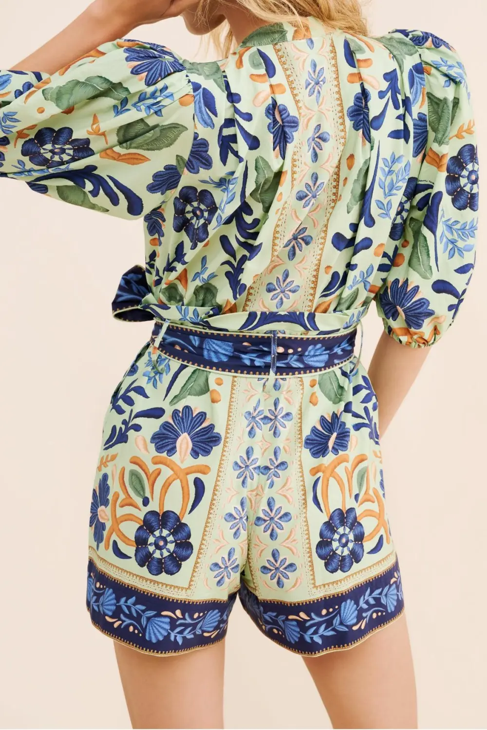 Ocean Tapestry Romper