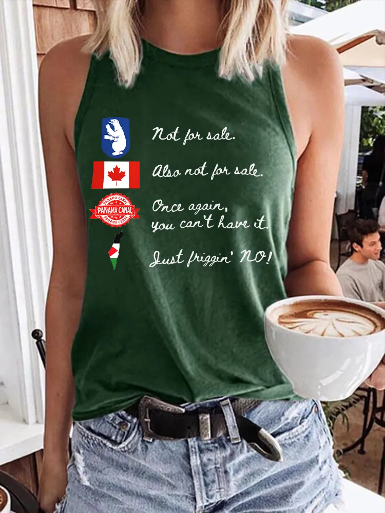 Women's Not For Sale Also Not For Sale Once Again You Can'T Have It Crew Neck Vest