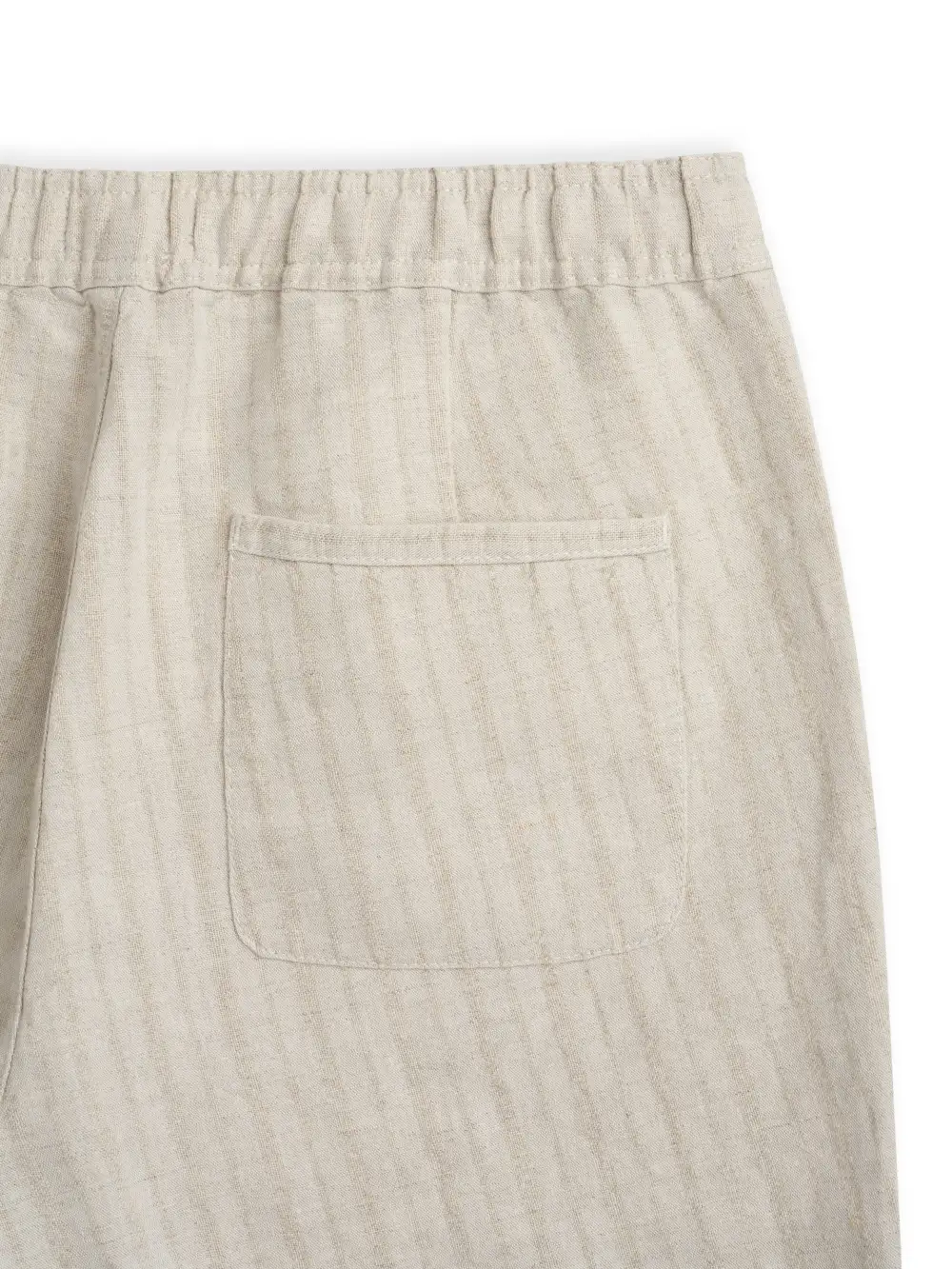 Sand Straight-Leg Cotton Shorts