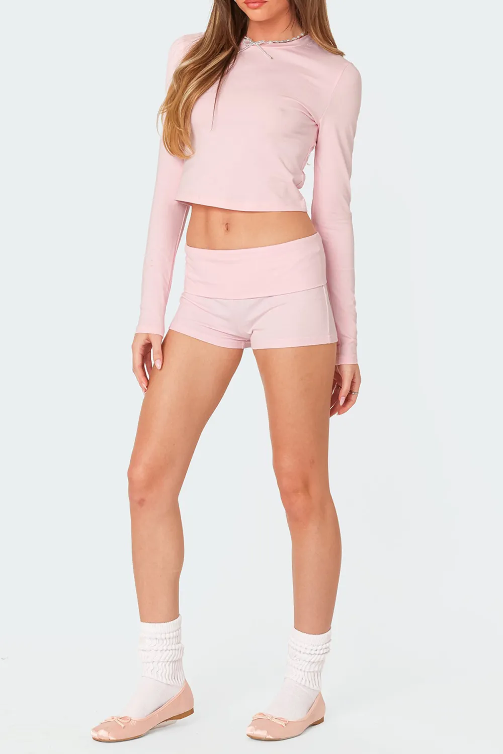 Short Long Sleeve Top