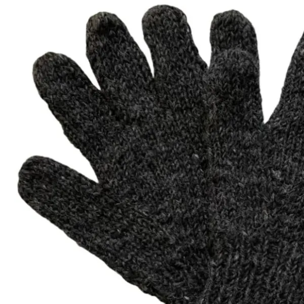 plain wool gloves