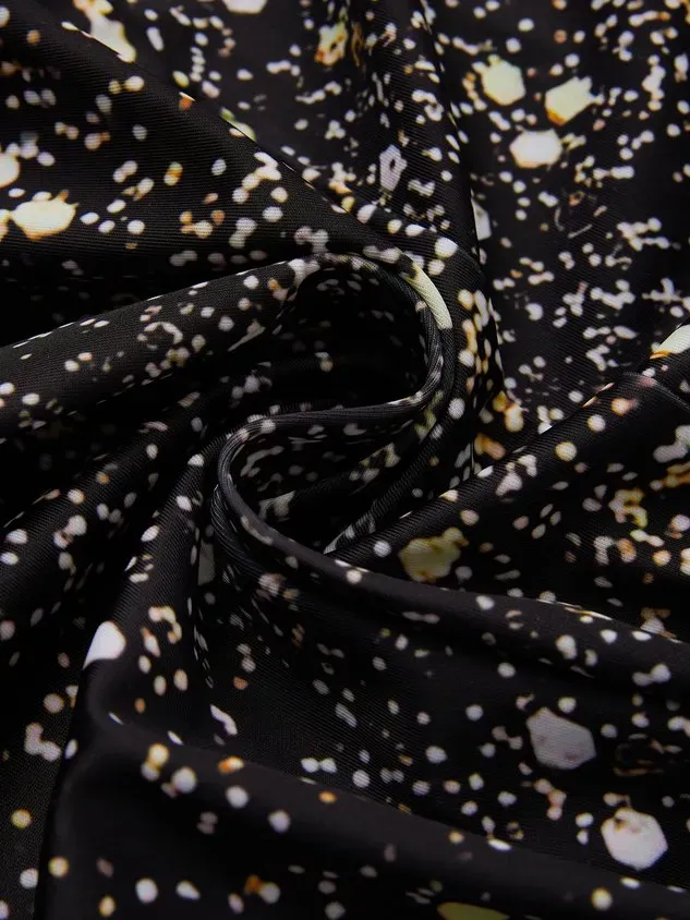 Vacation Abstract  Printing Scoop Neck Tankinis Two-Piece Set