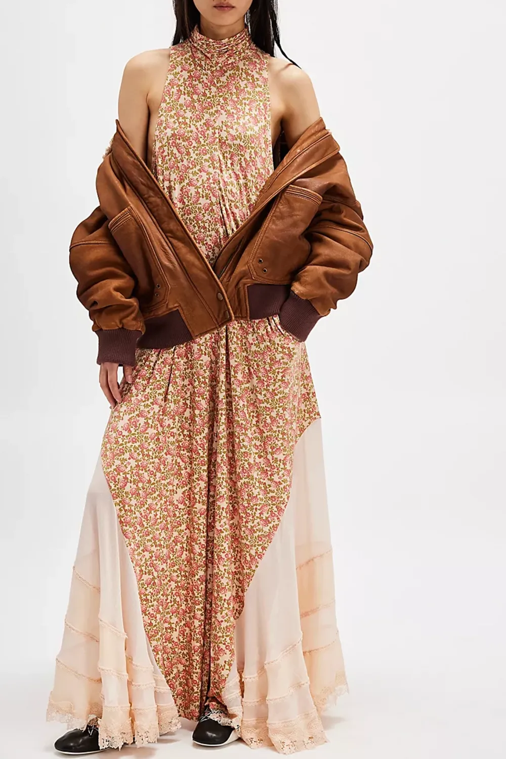 Sleeveless Floral Print Jumpsuit