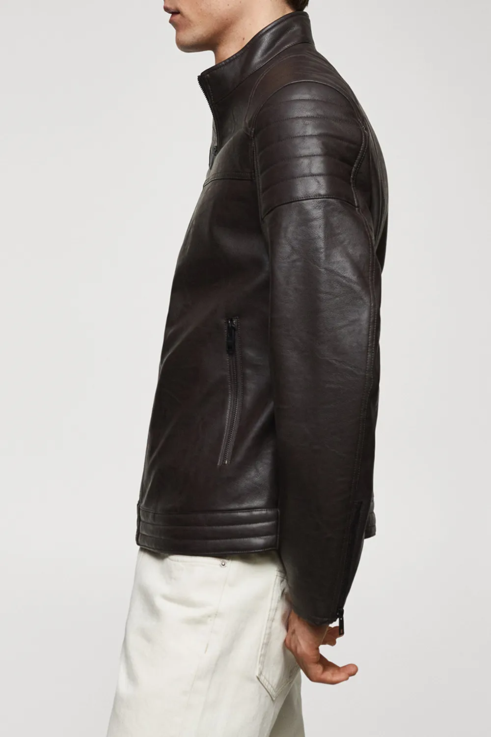 Nappa Leather-Effect Jacket