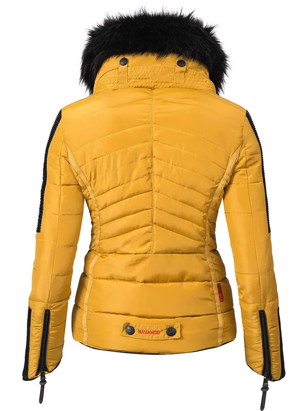 Ladies hooded warm winter jacket