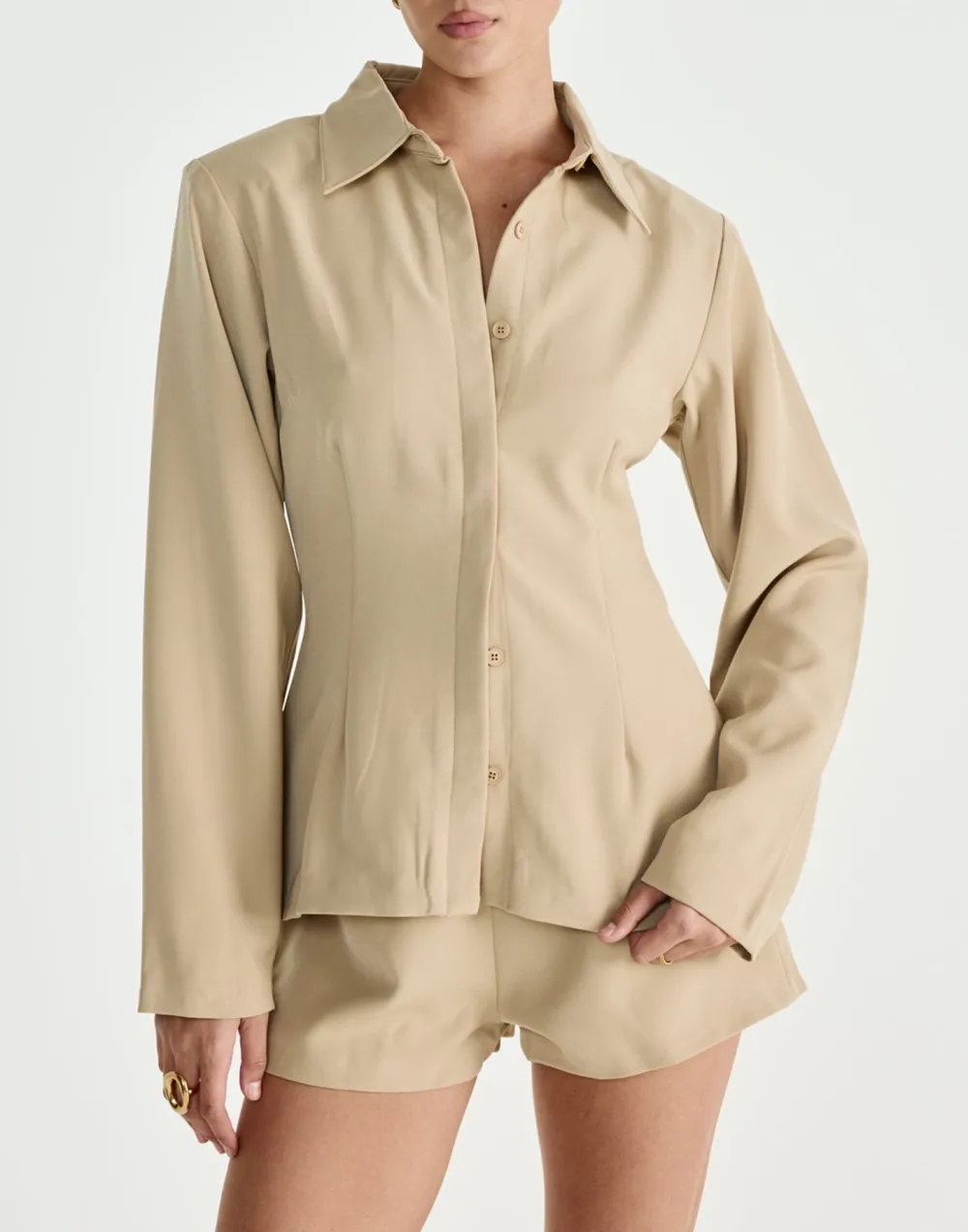 Simple And Versatile Basic Slim-Fit Shirt