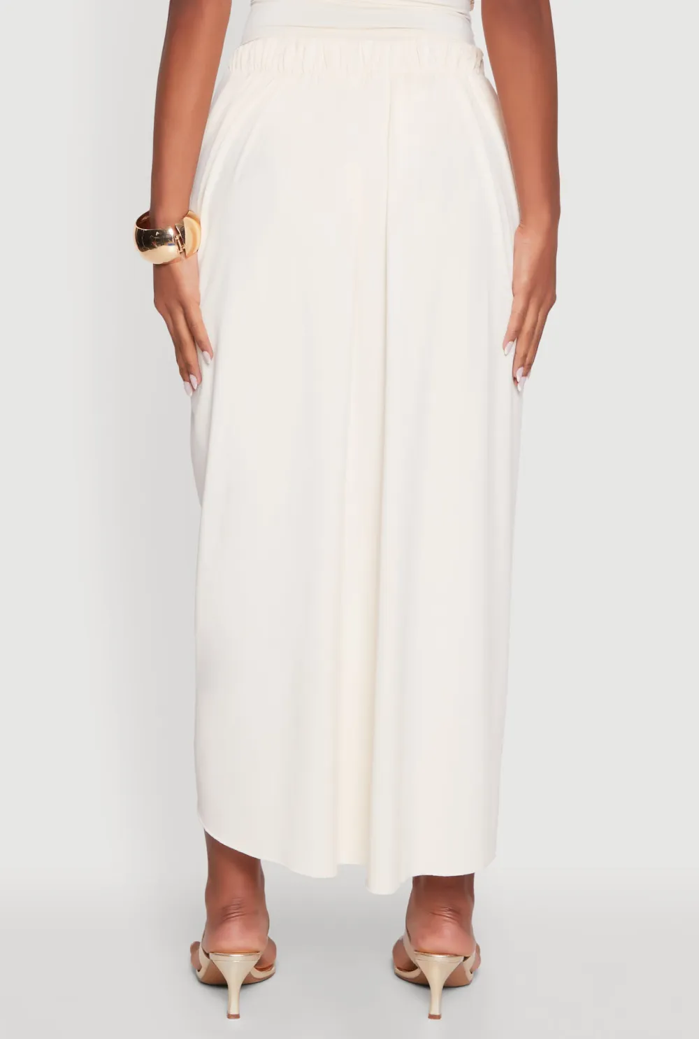 High Slit Bikini Swimsuit Skirt