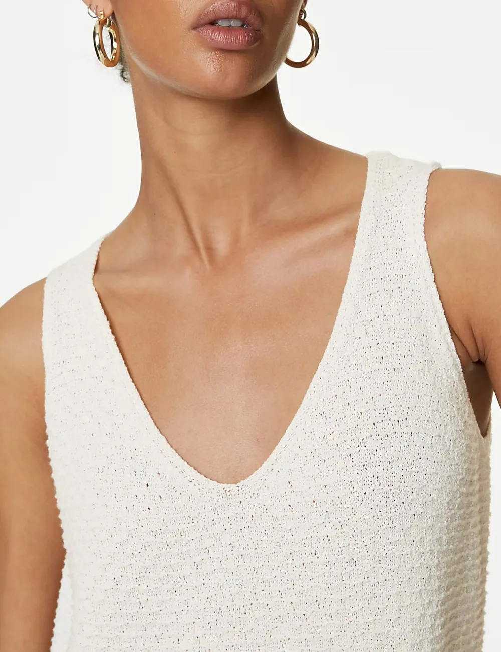 Textured Midi Knitted Maxi Dress