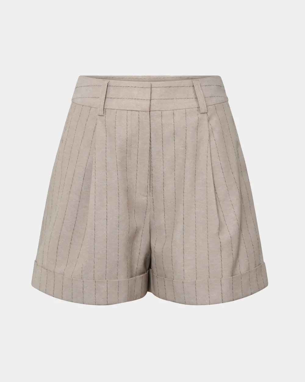 Striped Pattern Design Cotton Shorts