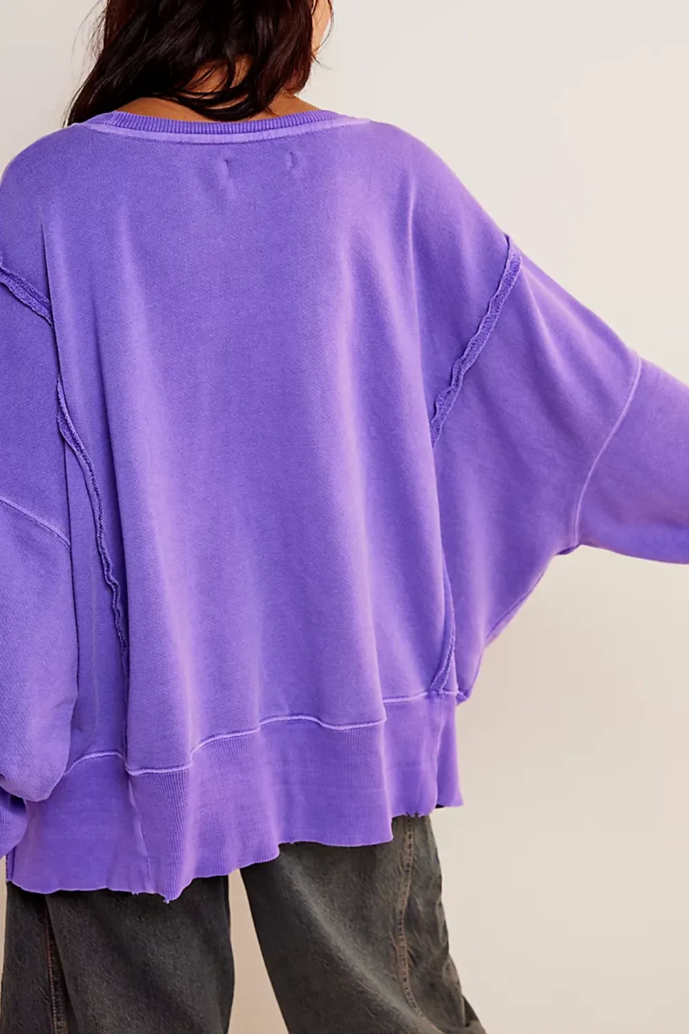 Oversized Crew Neck Sweatshirt