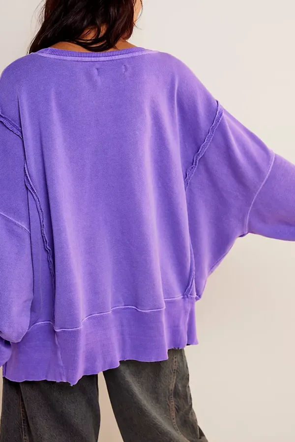 Oversized Crew Neck Sweatshirt