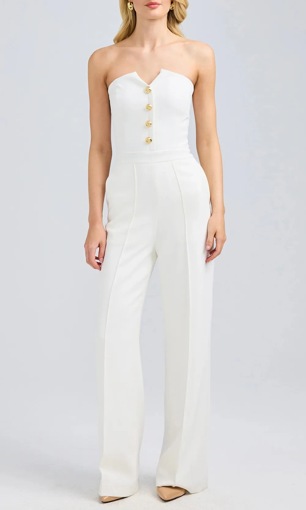 Pocketed Sleeveless Jumpsuit