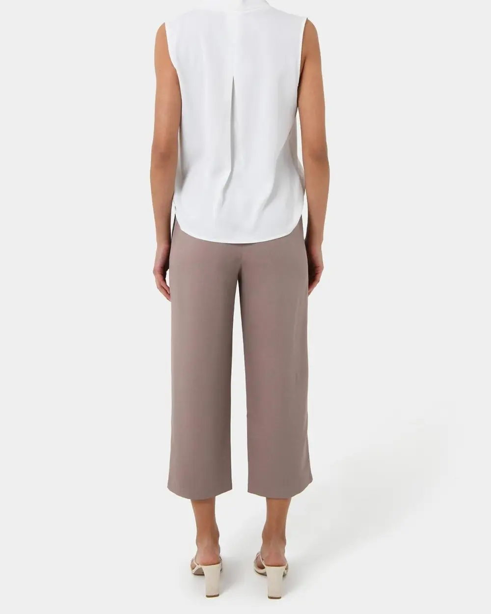 High-Waist Culotte -Mocha