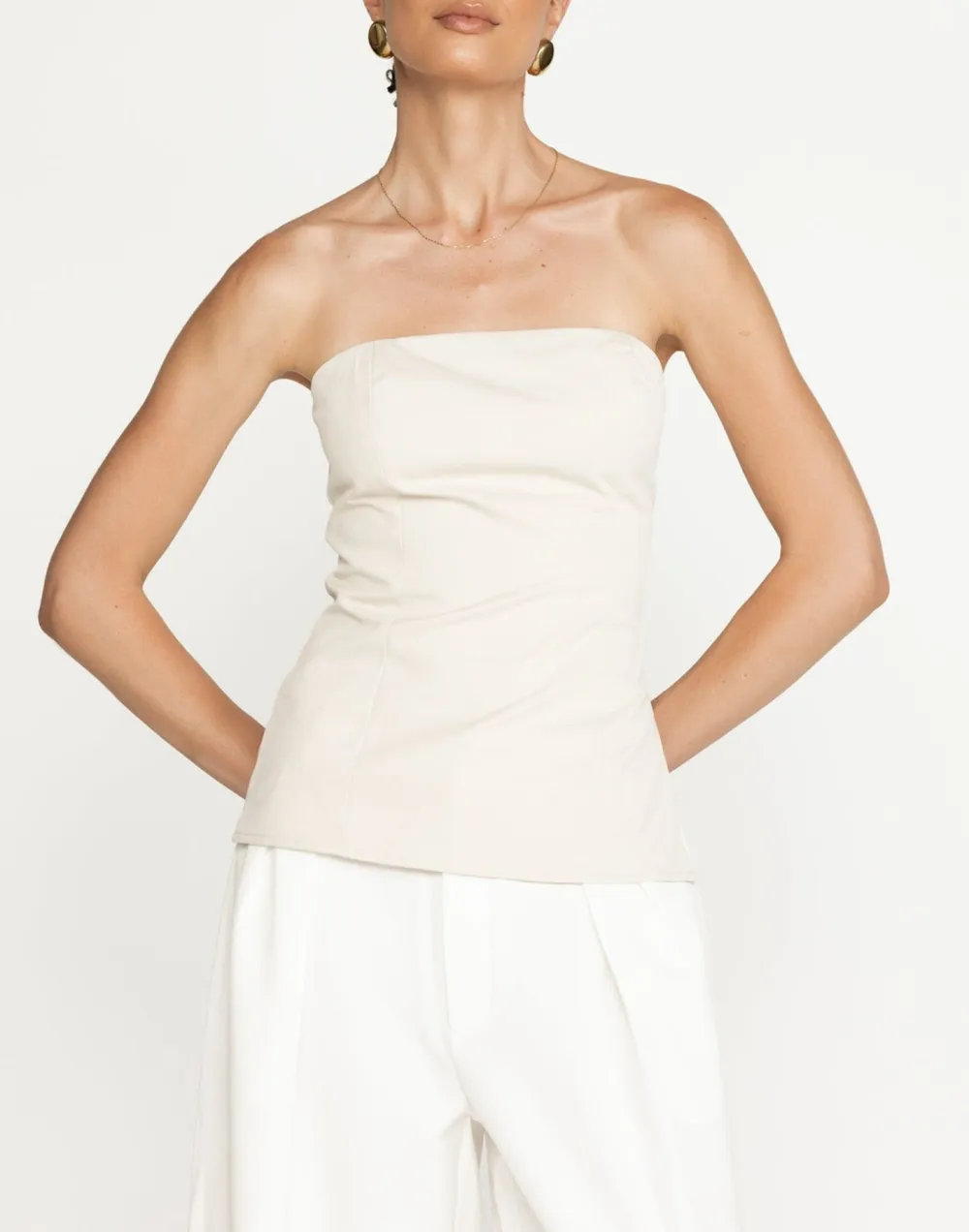 Designer Side Slit Off-Shoulder Top