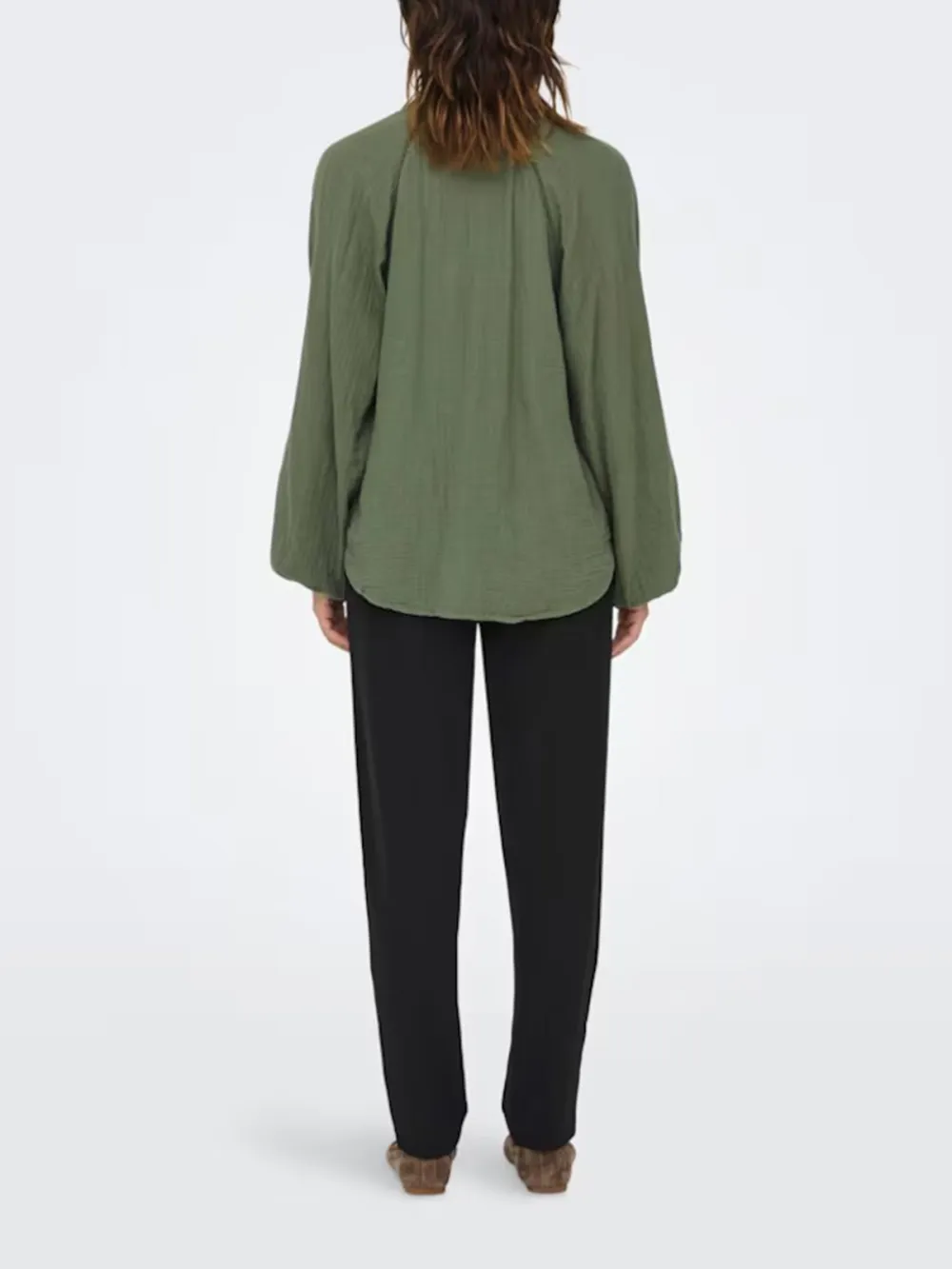 Cotton Daily Long Sleeve Blouses