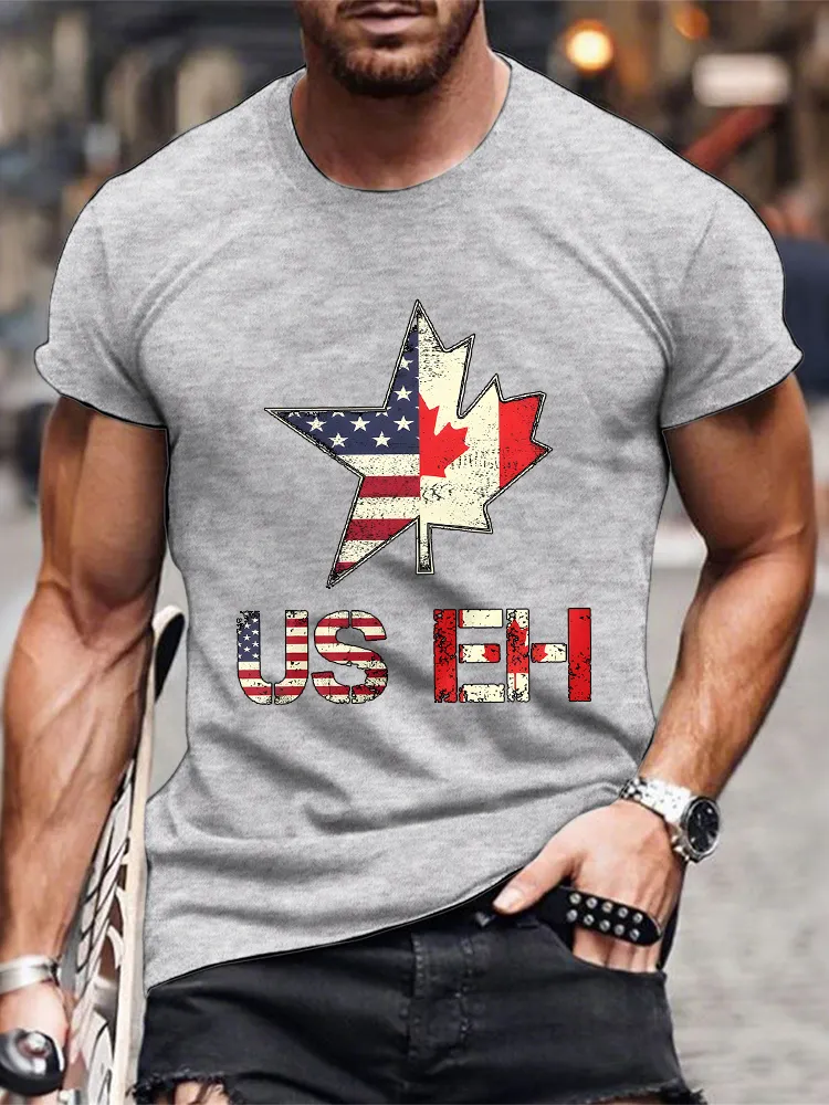 Men'S We Are Canada Strong We Will Never Yield To Tru.p T-Shirt