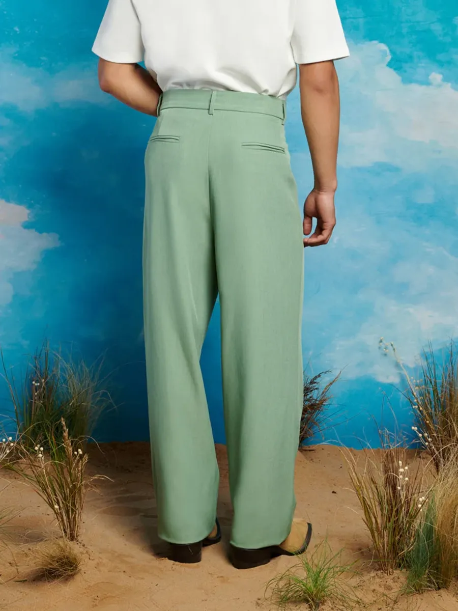 Sharp Style High Waisted Trousers