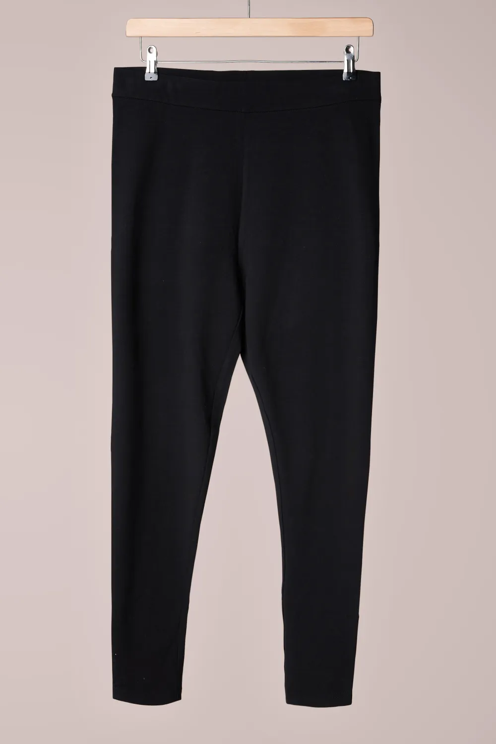 EVANS Curve Black Cotton Stretch Leggings