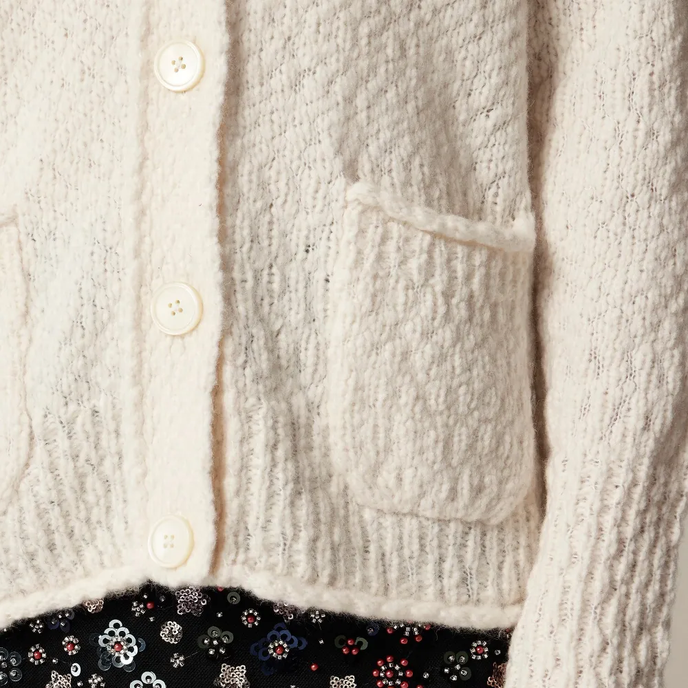 Button Front Relaxed Cardigans