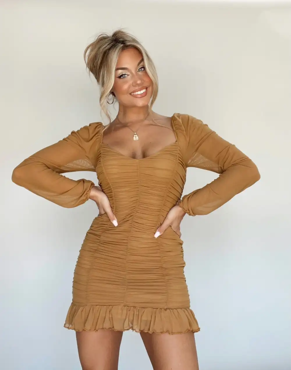 Not Average Ruched Dress