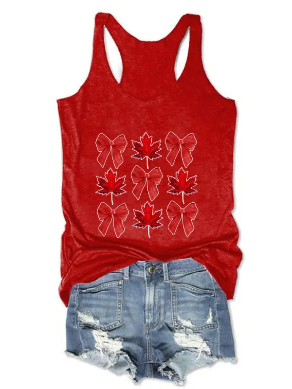 Women's I Love Canada Crew Neck Vest