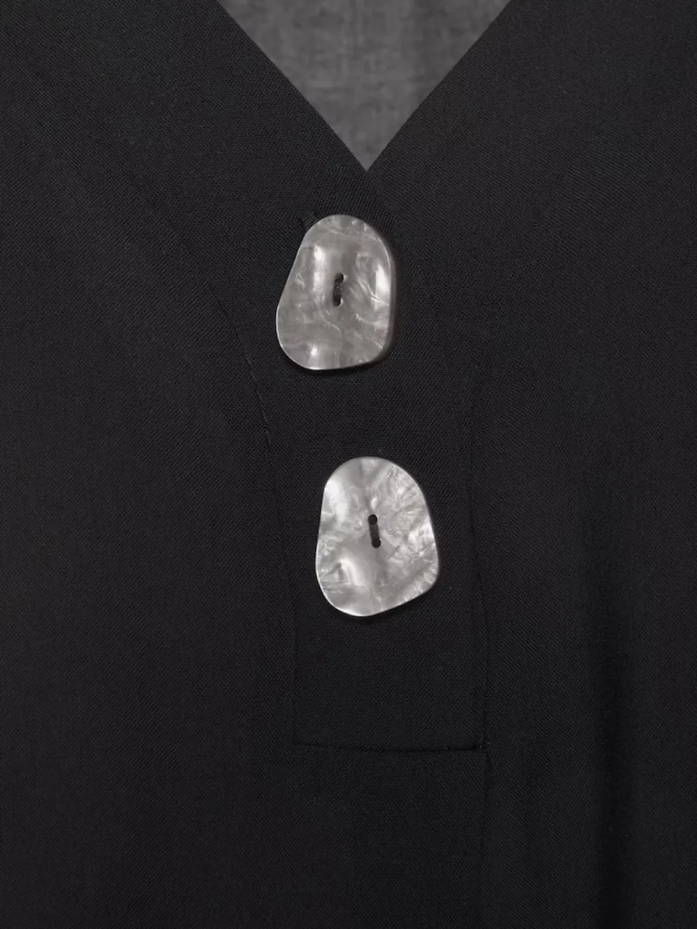 Plain Colored Casual Style Short Sleeve Blouses