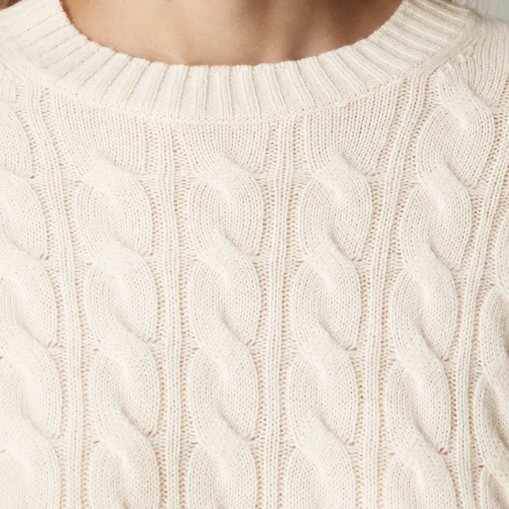 Cashmere Cable-Knit Casual Sweaters