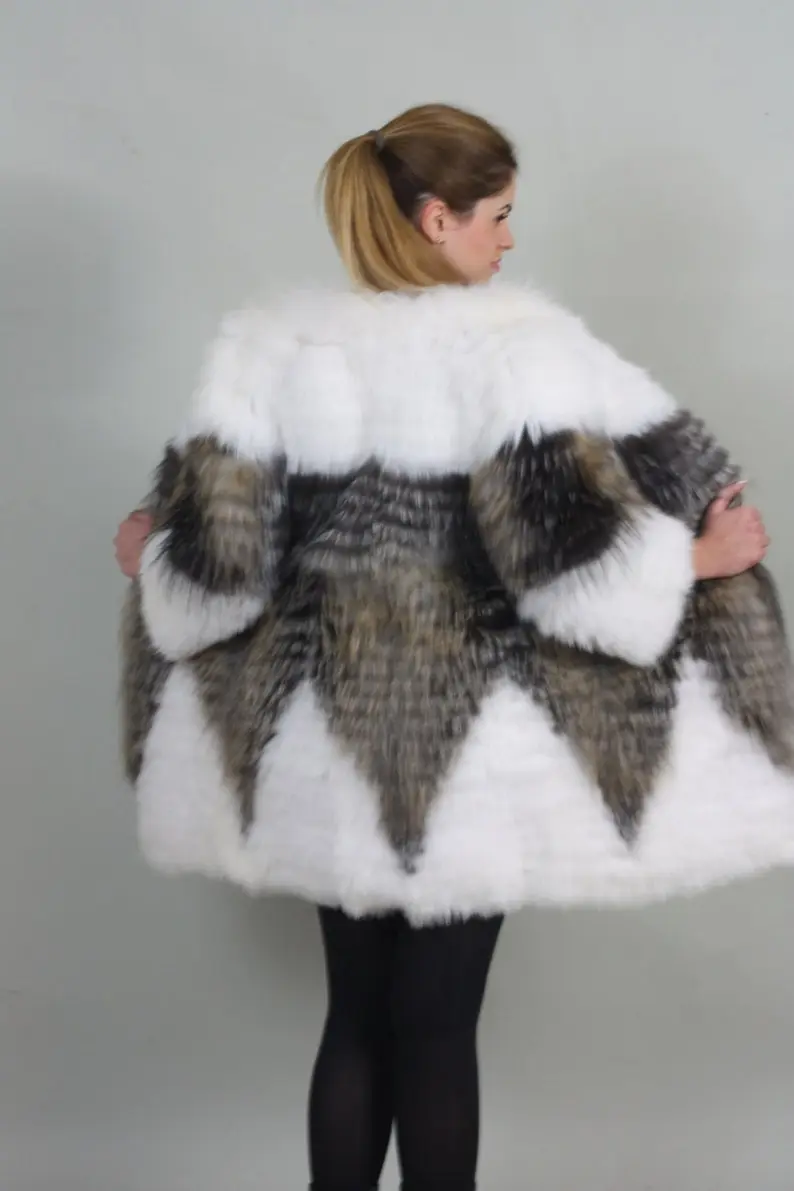 White fox with Crysta