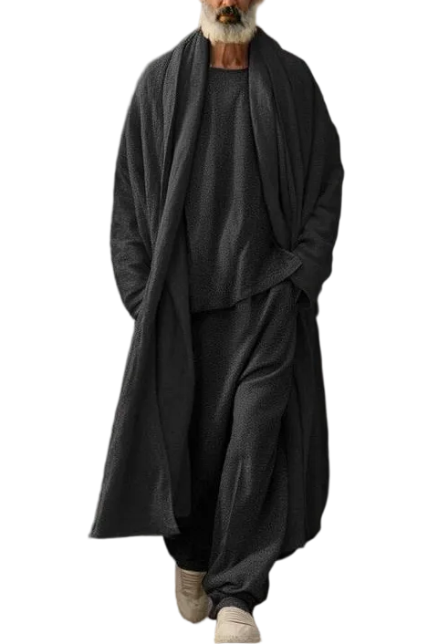 Men’s 3-Piece Stretch Lounge Set – Soft, Simple, Versatile