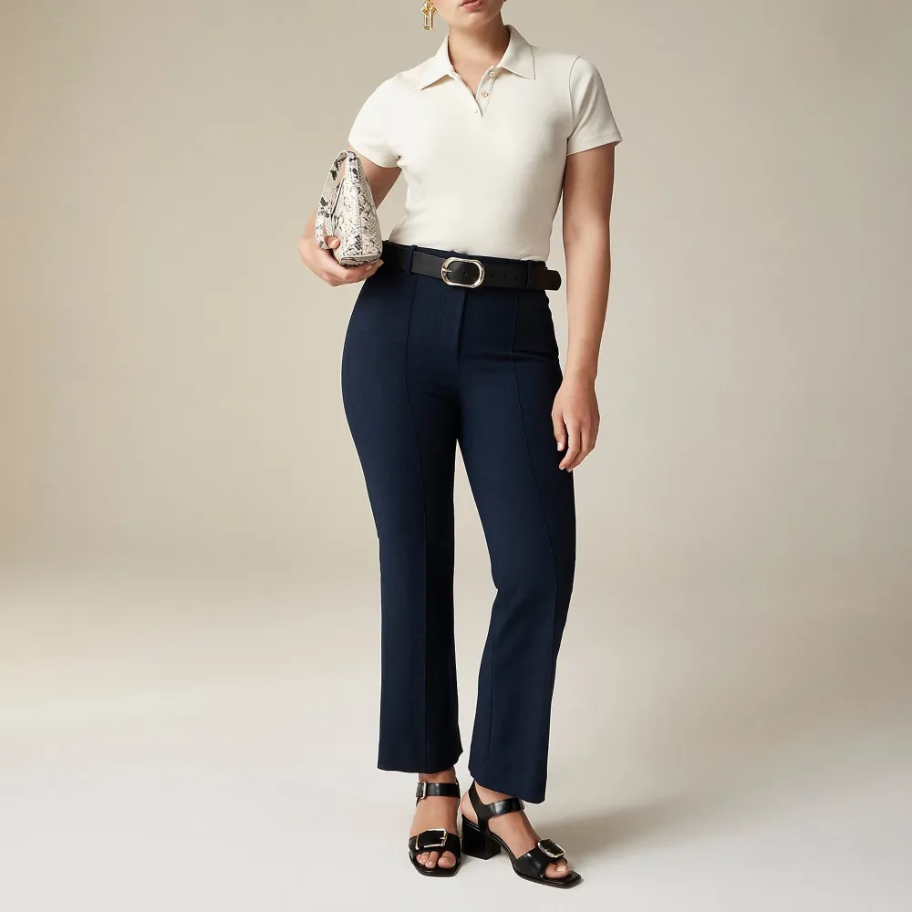 Mid-Waist Cropped Natalia Pants